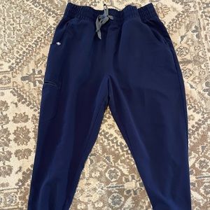 FIGS Navy Blue High Waisted Joggers